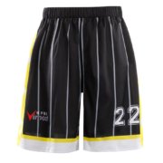 Custom Sublimation Basketball Shorts Supplier 7 black basketball short