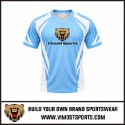 Custom Lacrosse Jerseys Blue and White Team Uniforms 1 Custom Lacrosse Jerseys Blue and White colors by Vimost Sports
