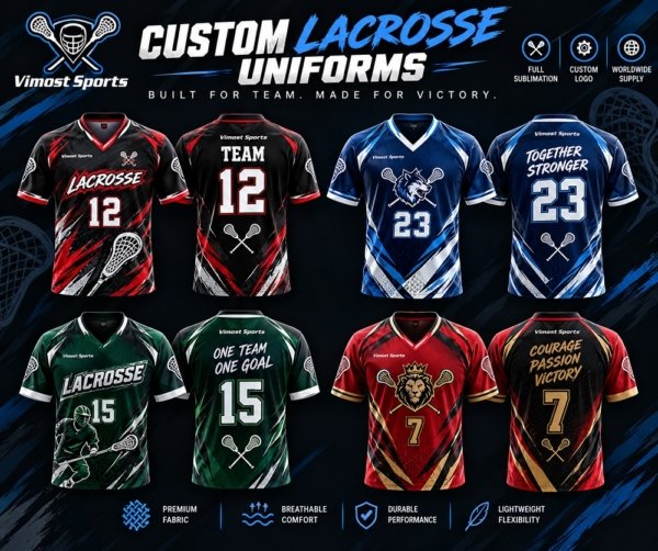 Custom Lacrosse Uniforms: Fabric, Logo and Size Guide 2 Custom Lacrosse Uniforms Fabric Logo and Size Guide