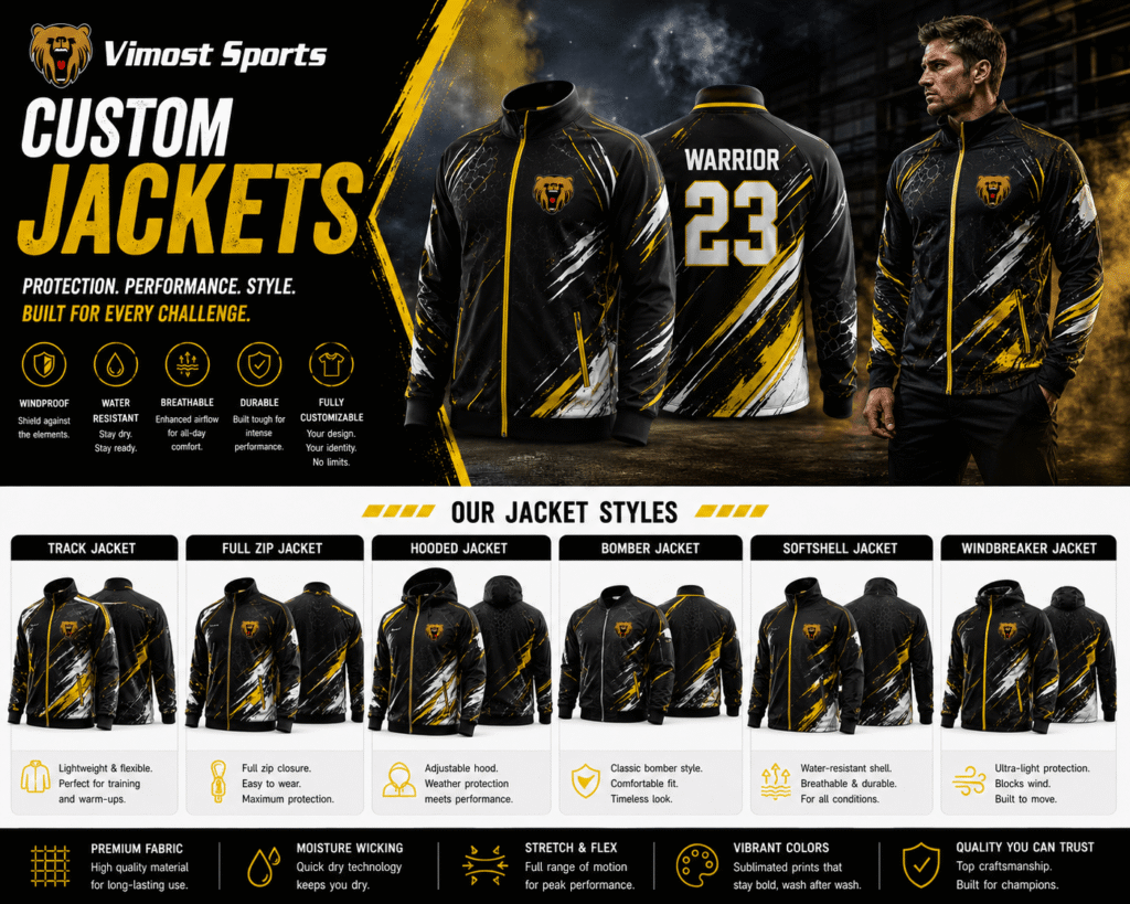 Custom Sublimated Jacket Custom Jackets Manufacturer | Sublimated Apparel & Private Label Production