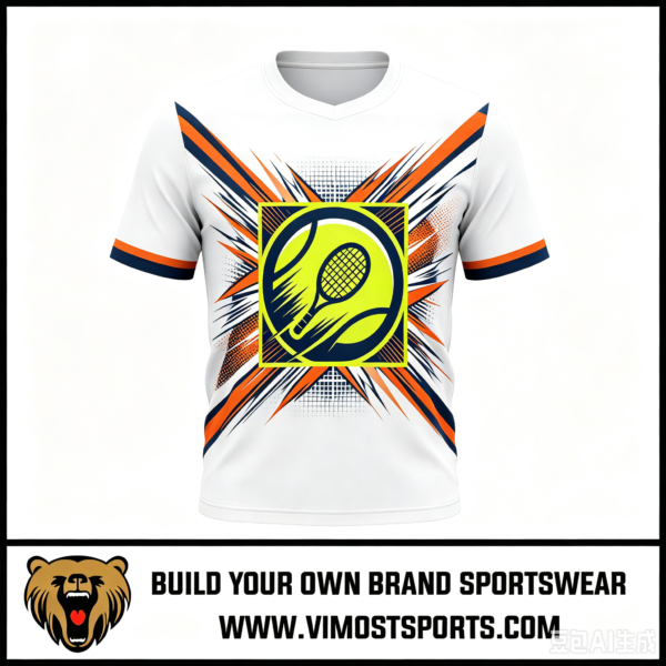 Custom Pickleball Jerseys with Full Sublimated Team Uniforms 3 custom sublimated pickleball jerseys white by vimost