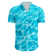 Short Sleeve Long Sleeve Racing Tees by 100% Polyester Material 1 blue water wave racing shirt