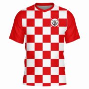 custom school soccer wear cheap and breathable boys and girls soccer jersey 6 LJY 02F 1