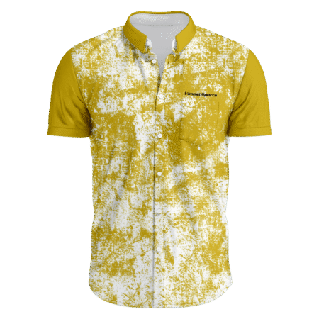Brush Strokes yellow racing shirt front