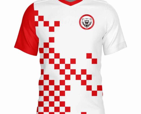 Custom Red Tartan Tartan Soccer Jersey for Brand Orders 7 Custom Red Tartan Tartan Soccer Jersey for Brand Orders