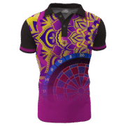 Custom 2023 Team Adult Dart Game Stand Collar Polo Shirts 10 LJY 05 F 6