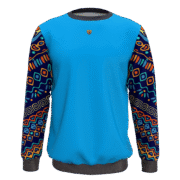 Custom blue Sweatshirts Sublimated Sweatshirts in size L From Vimost 7 LJY 11F