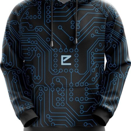 Custom Sublimated Hoodie with Black Strings Factory.. 5 LN 03 F 12