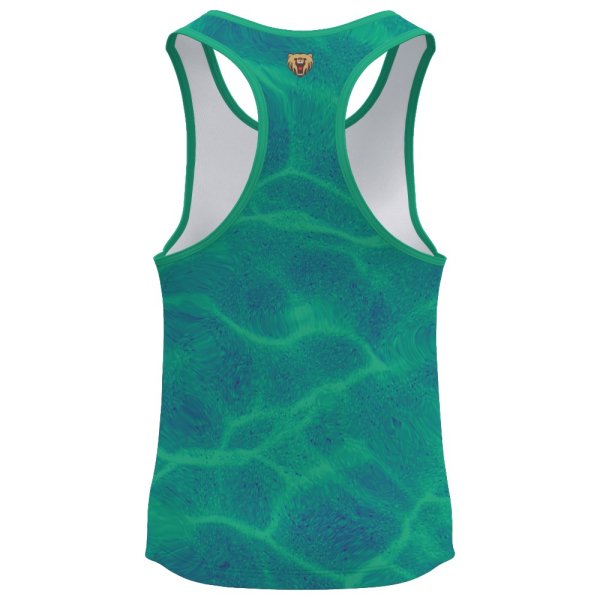 green singlet back
