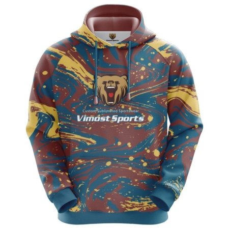 Fashionable Custom Sublimated Hoodie Design for Young People Supplier.. 15 LN 14 F 3