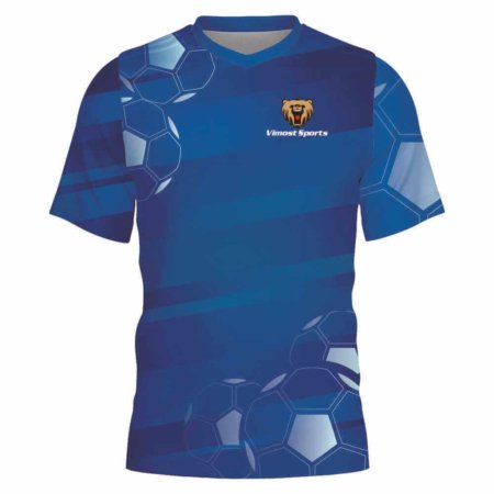 custom team blue stripes soccer jersey design sublimation number 10 10 LW 02F 1