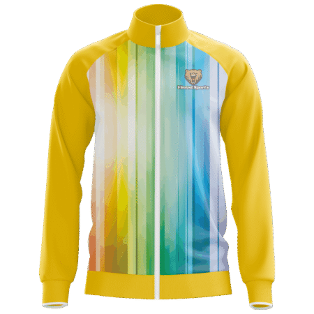 2022 Custom Sublimation Jacket of Latest Fashion Zipper with White color.. 1 LW 19 F