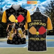 Unique T-shirt 100% Polyester Fabric Custom Design 2 Pickleball jersey 1