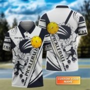 Mesh polo shirts custom designs with 100%polyester 2 Pickleball jersey 8