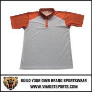 Vimost Sports Sells Good Quality Polos 3 white and orange polo