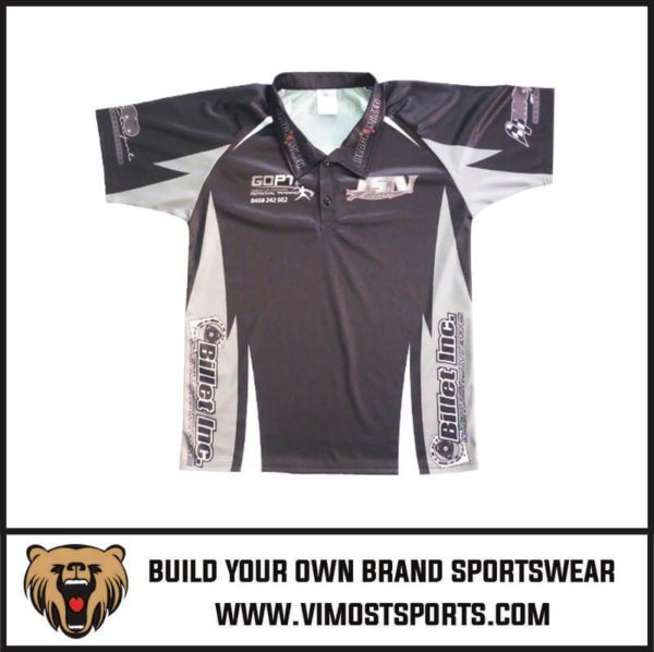 Polo 159 black and gray polo