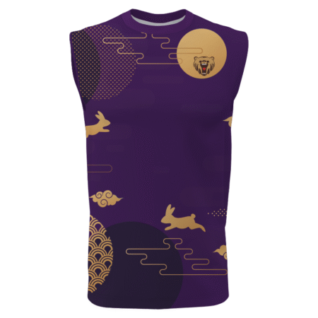 2022 New Style 100% Polyester Sleeveless T-shirt Manufacturer 7 TLH 06 F