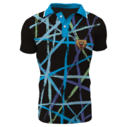 Fully sublimation bowling polo shirts zipper polo shirts design OEM service free DHL shipping 4 TLH 07F