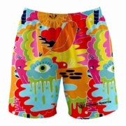 Custom Youth Colorful Shorts with Fluo Ink as Children's Day Gifts 6 XFR 01 F 3