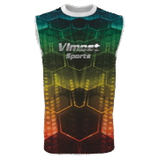Custom 2022 Fashion Pattern Sleeveless Shirts with 100%polyester 10 XJP 04F 15