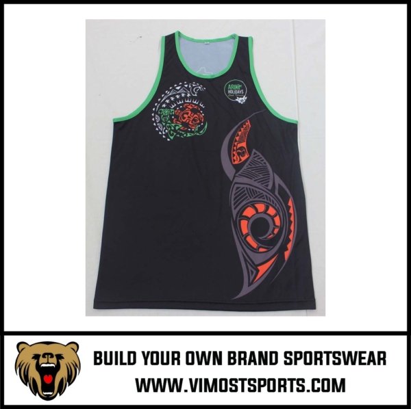 custom basketball singlet with special tatoo design custom basketball singlet with special tatoo design by Vimost Sports
