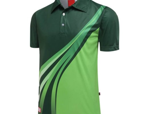 Custom Green Cricket Polo Shirt 6 Custom polo shirt