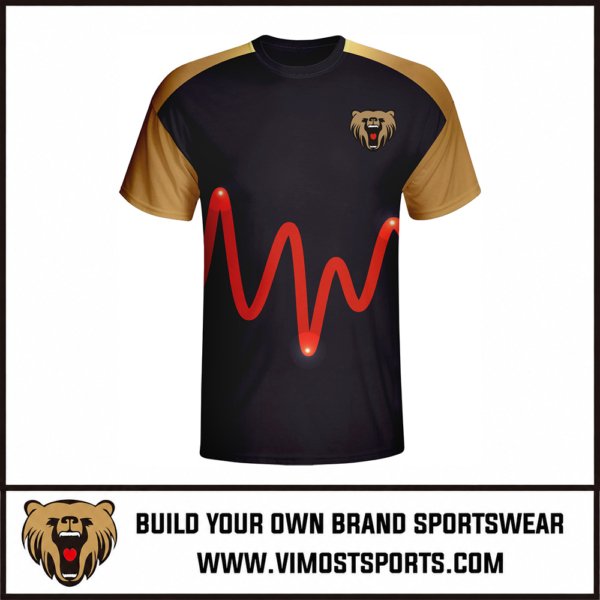 custom T-Shirts Landmark shirts 2 custom T-Shirts Black and Brown shirts by Vimost Sports
