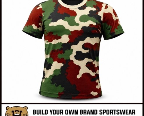 Custom T-shirts Camouflage Patterns Sublimated Uniforms 6 custom T-shirt camoflage patterns Vimost Sports