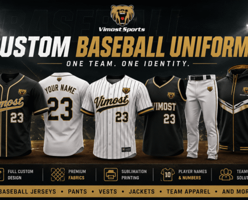 How to Choose Custom Baseball Uniforms for Your Team 1 Custom baseball uniforms including jerseys pants and teamwear by Vimost Sports
