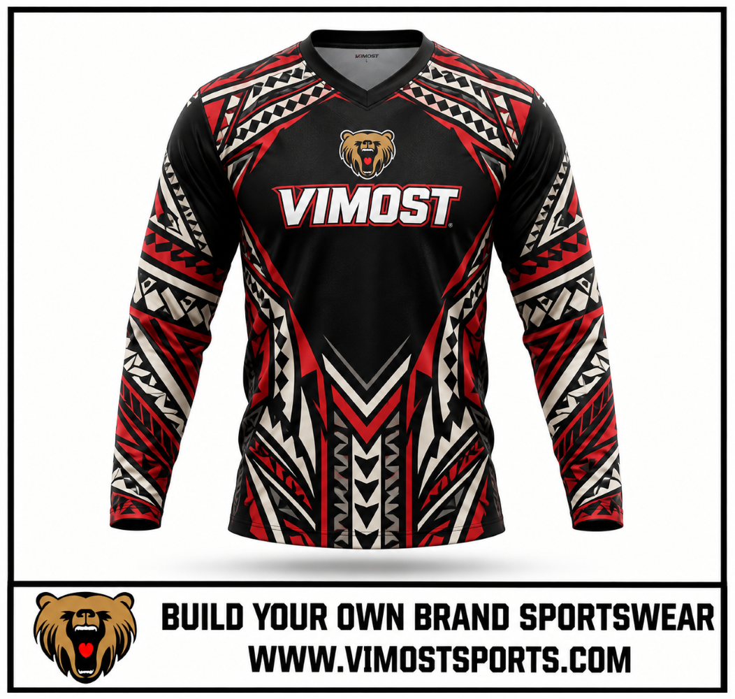 Custom bullfighter jerseys black sublimated apparel 1 custom-bullfighter-jerseys-black-by-vimost-sports