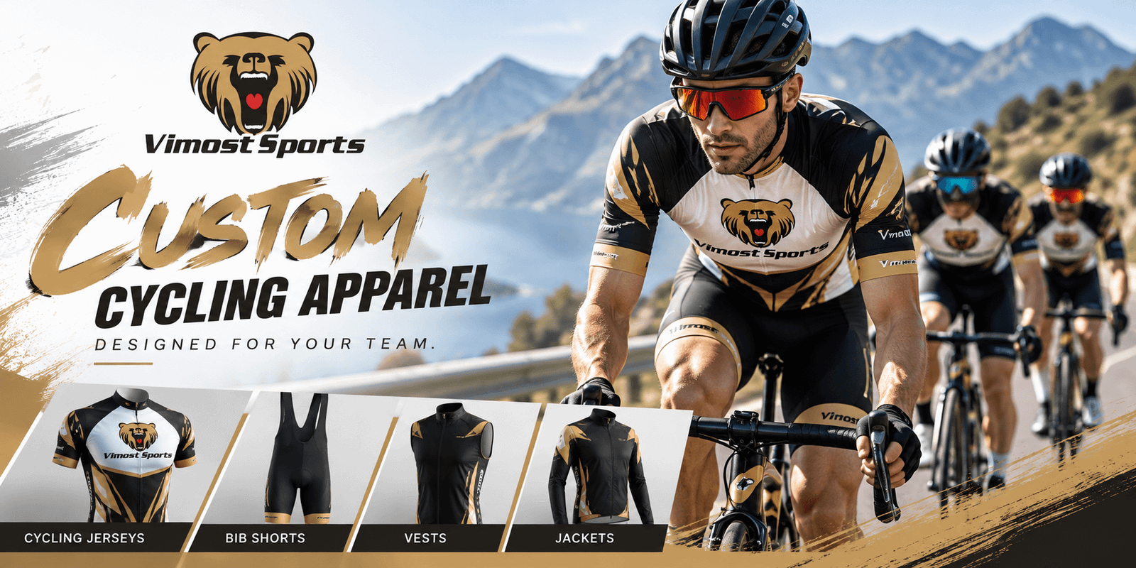 How to Choose Custom Cycling Apparel for Your Team 2 Custom cycling apparel with sublimated jerseys and matching cycling team kits by Vimost Sports