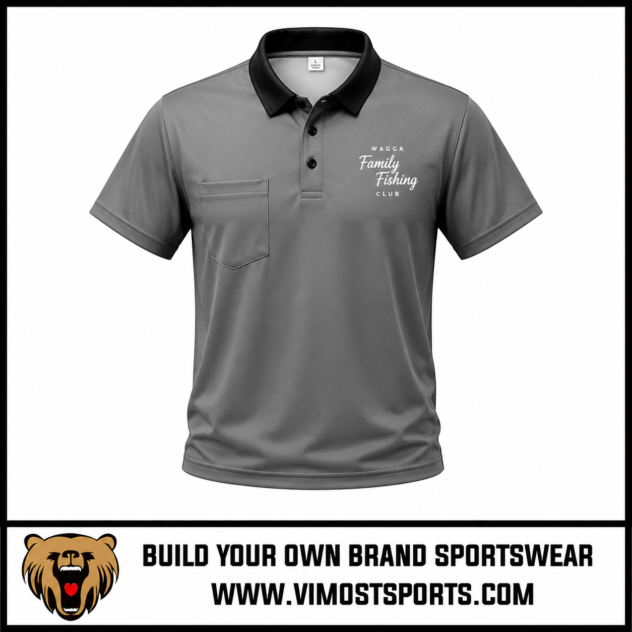 custom fishing polo shirts blue sublimated fishing jersey 3 custom fishing polo shirts blue sublimated fishing jersey - Image 3