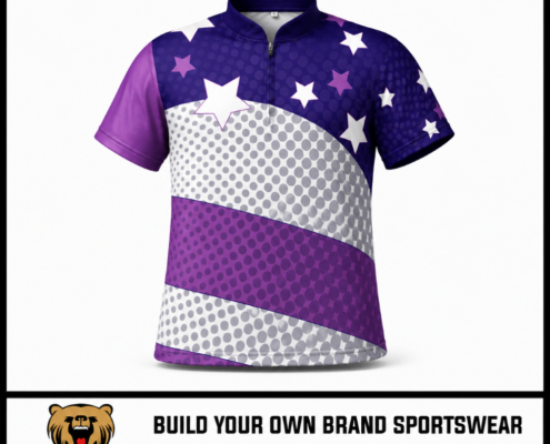 Custom golf shirts purple club logo sublimated 9 Custom golf shirts purple club logo sublimated
