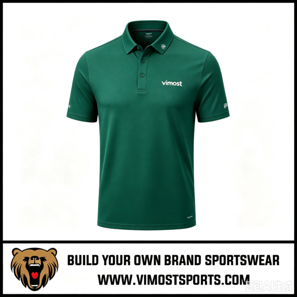 custom green golf shirts by vimost
