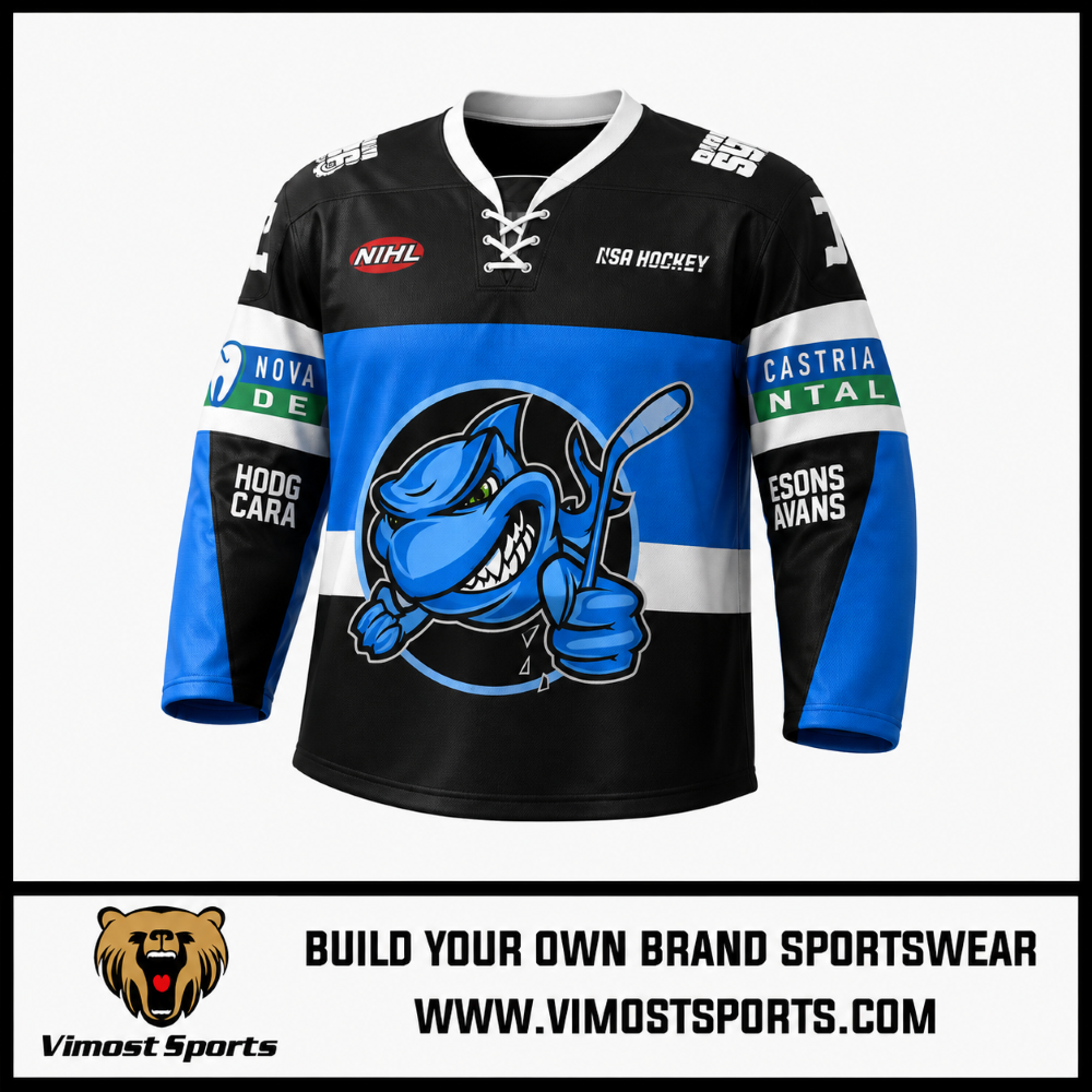 custom ice hockey wear lace-up sublimated blue hockey wear 1 custom-hockey-wear-blue-design-by-vimost-sports