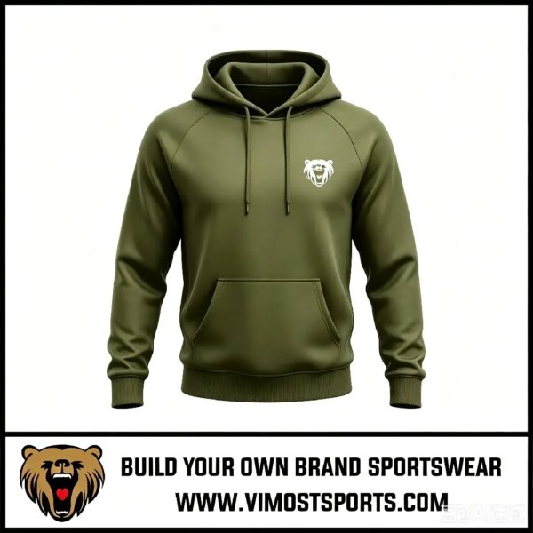 custom sublimated hoodies green by vimost sports