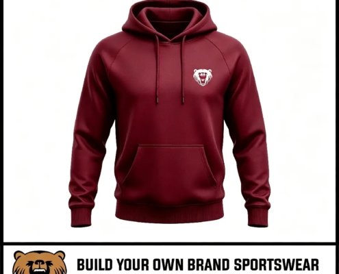 Custom Hoodie Red Sublimated 4 custom tech hoodies red by vimost sports