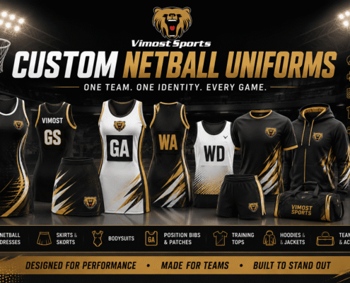 How to Choose Custom Netball Uniforms for Your Team 4 Custom netball uniforms including dresses skirts position patches and teamwear by Vimost Sports