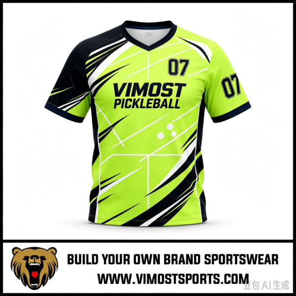 custom sublimated pickleball jerseys by vimost
