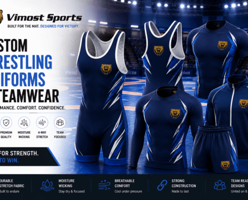 Custom Wrestling Singlets 6 Custom wrestling singlets manufacturer showing sublimated wrestling singlets for teams by Vimost Sports
