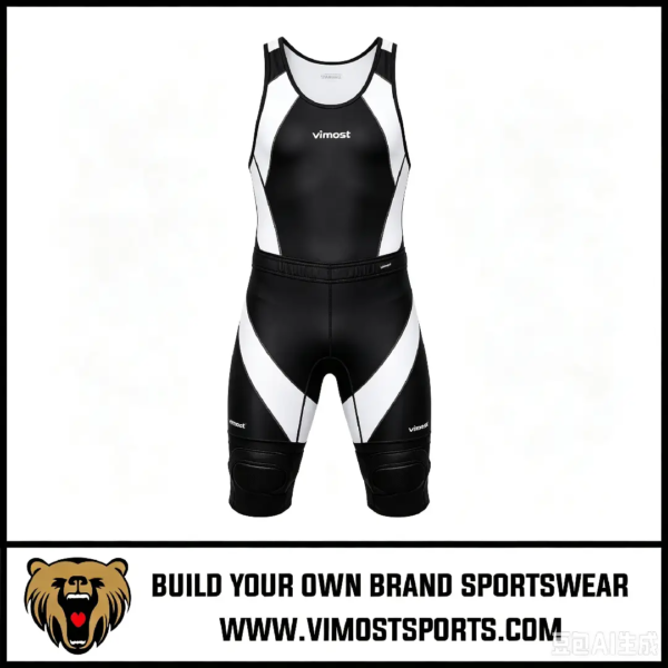 Sublimated Custom Wrestling Singlets 7 custom sublimated black and white wrestling singlets by vimost