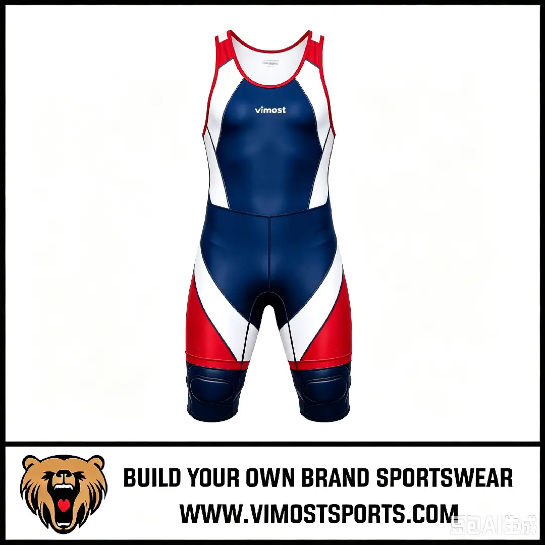 Personalized Team Wrestling Singlets-Custom Logo & Design 7 custom sublimated red and blue wrestling singlets by vimost