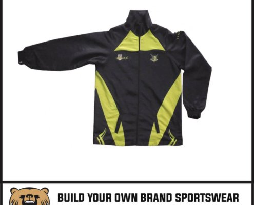 jacket 018 black and lime jacket