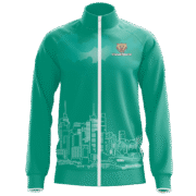 2022 custom green jacket design zip up men's training jackets 10 green jacket