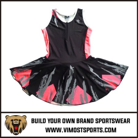 2025 NEW DESIGN FASHION CUSTOM SUBLIMATION NETBALL SHIRTS NETBALL DRESS 9 netball dress 007