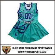 Custom Netball Uniforms for Teamwear 7 netball dress 011