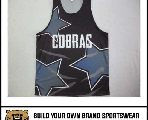custom basketball singlet black with stars design custom basketball singlet black with stars design by Vimost Sports