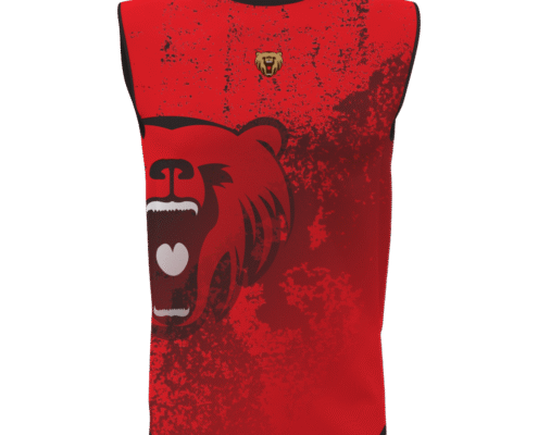 Custom Red Sublimated Singlet 11 Custom Red Sublimated Singlet